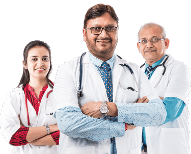 banner image of doctors standing
