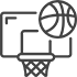 Basketball, tennis, or other active sports